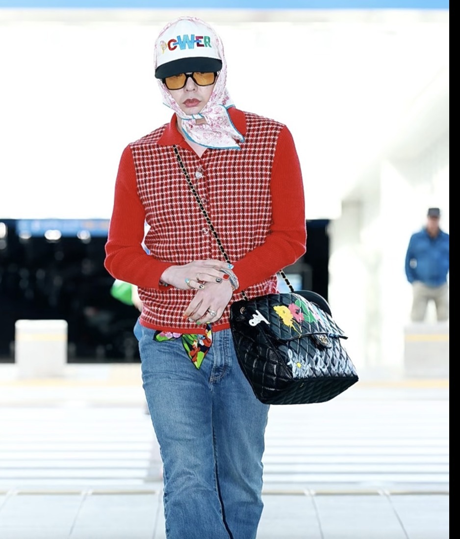 CHANEL シャネル カーディガン チェック柄 G-Dragon (CHANEL/ニット