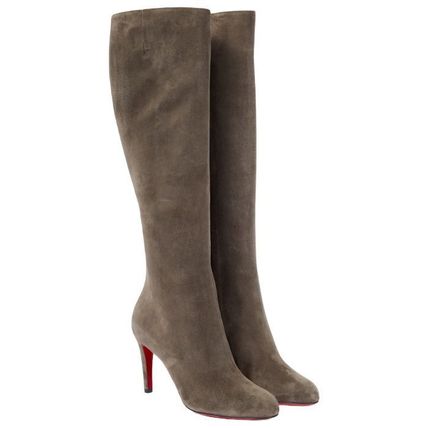 スエード Christian Louboutin(クリスチャンルブタン) ロングブーツ