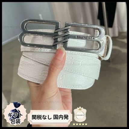 ホワイト（白）系 BALENCIAGA(バレンシアガ) ベルト(レディース