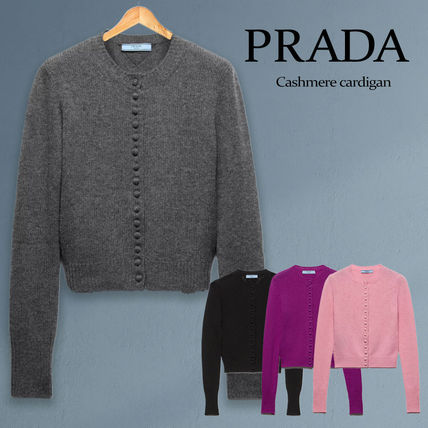 ピンク系 PRADA(プラダ) カーディガン(レディース) - ブランド通販のBUYMA