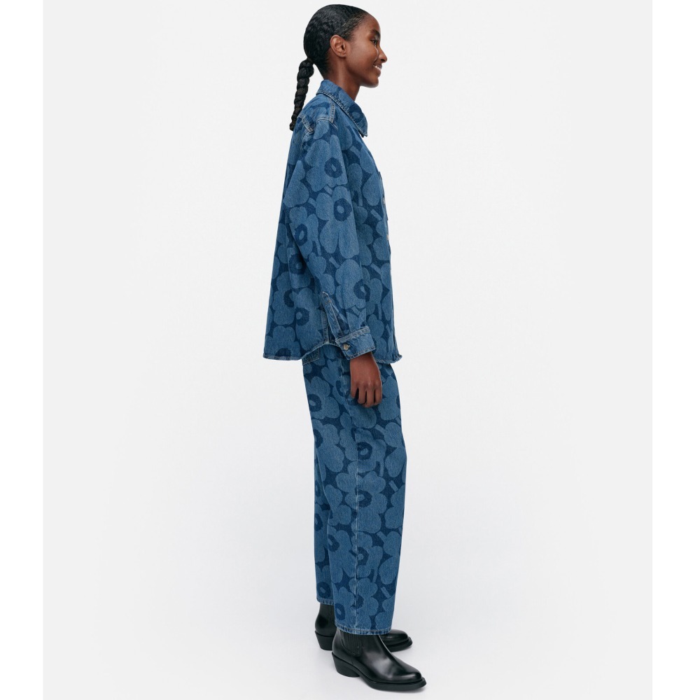 2024AW】マリメッコ/ Maridenim Vaihe Unikko デニムシャツ (marimekko
