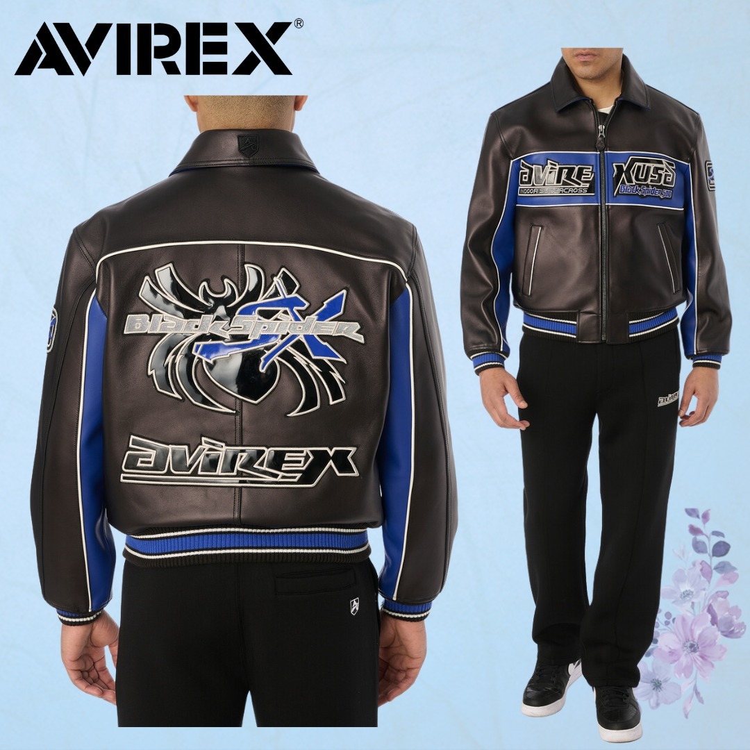 ☆日本未入荷！☆【AVIREX】スパイダーレーサージャケット (AVIREX