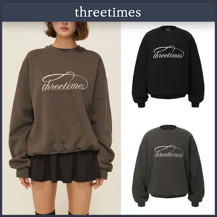 threetimes(スリータイムズ) スウェット・トレーナー(レディース