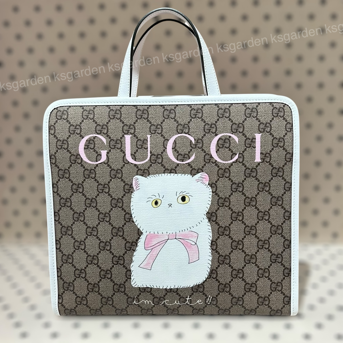 大人もOK！即納！GUCCI チルドレンズ GGプリント トートバッグ (GUCCI