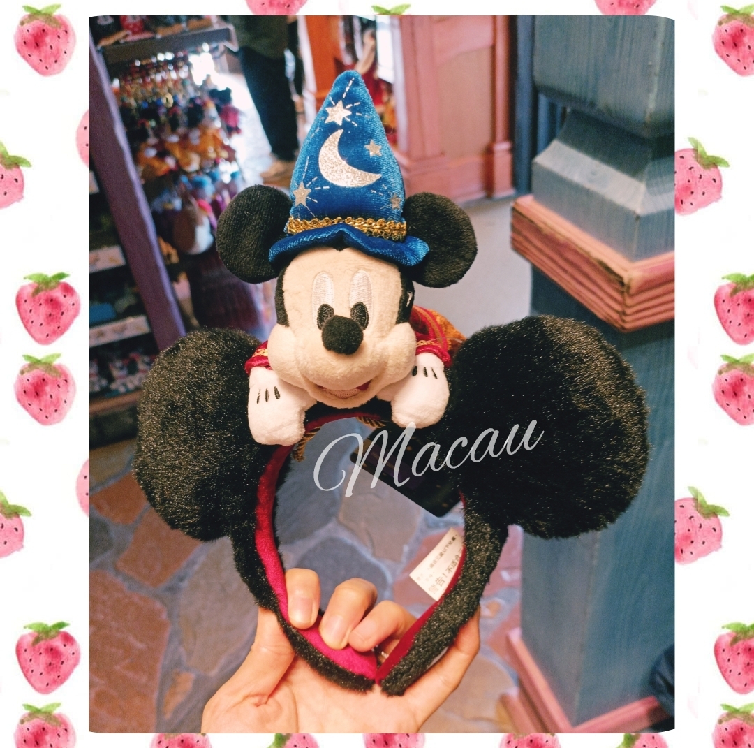 香港ディズニー限定☆ソーサラーミッキーイヤーカチューシャ (Disney