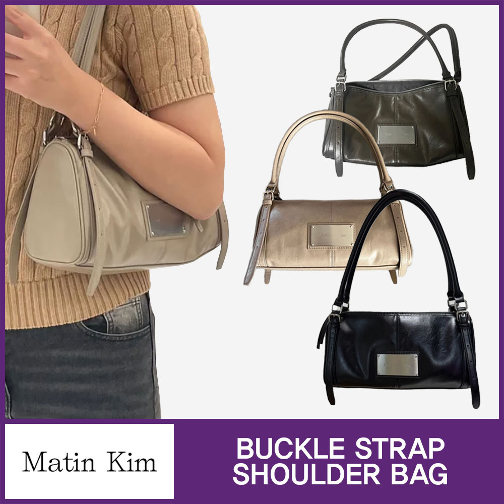 ☆MATIN KIM☆BUCKLE STRAP SHOULDER BAG☆ (Matin Kim/ショルダー