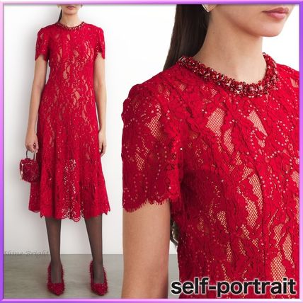 レッド（赤）系 SELF PORTRAIT(セルフ・ポートレイト) ワンピース