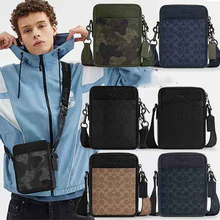 カモフラージュ（迷彩） Coach(コーチ) ショルダーバッグ(メンズ