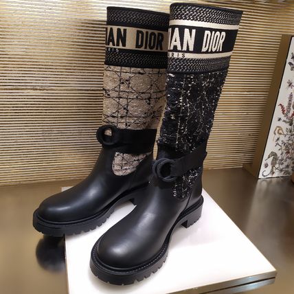ホワイト（白）系 Dior(ディオール) ロングブーツ(レディース
