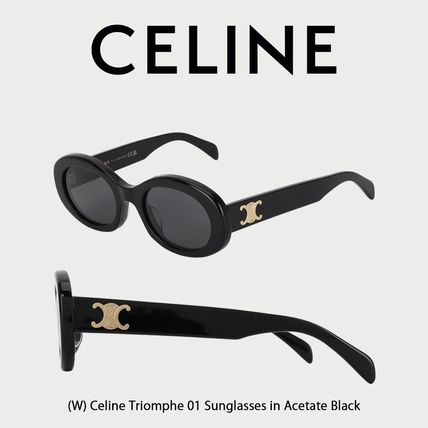 ブラック（黒）系 CELINE Triomphe(セリーヌ トリオンフ) サングラス