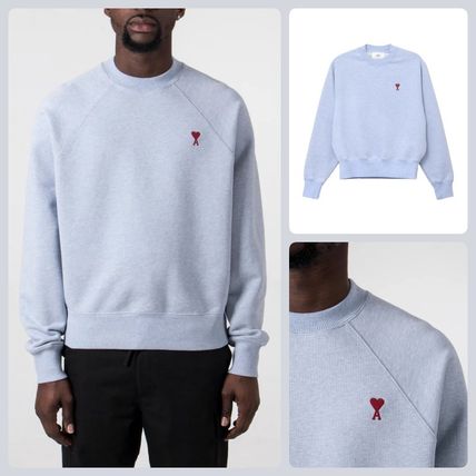 Ami paris】24SS メンズ ハートロゴ スウェットシャツ (AMI PARIS