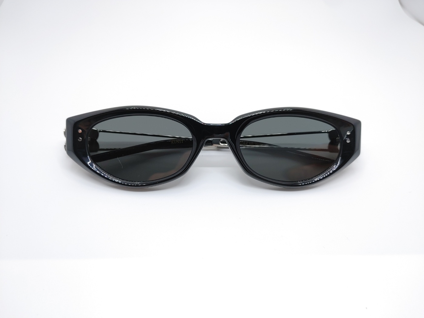 KUNST 01】☆豪華なブラックコンビフレーム☆ユニセックス☆ (Gentle