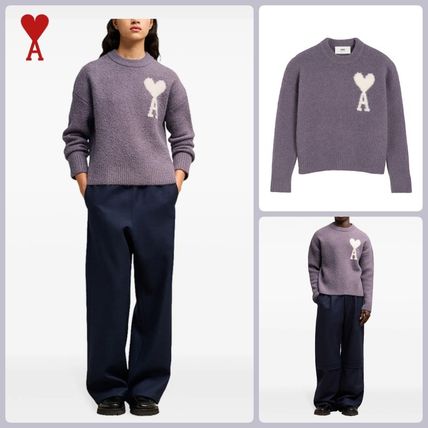 パープル（紫）系 AMI PARIS(アミ パリス) スウェット・トレーナー