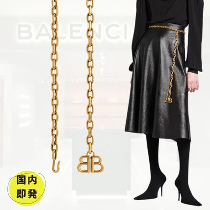 ゴールド（金色）系 BALENCIAGA(バレンシアガ) ベルト(レディース