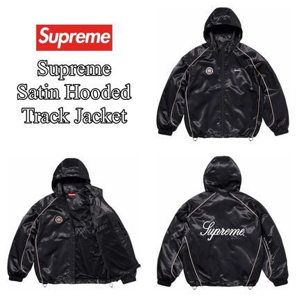 Hooded Track Jacket Supreme(シュプリーム) SATIN(シャティン