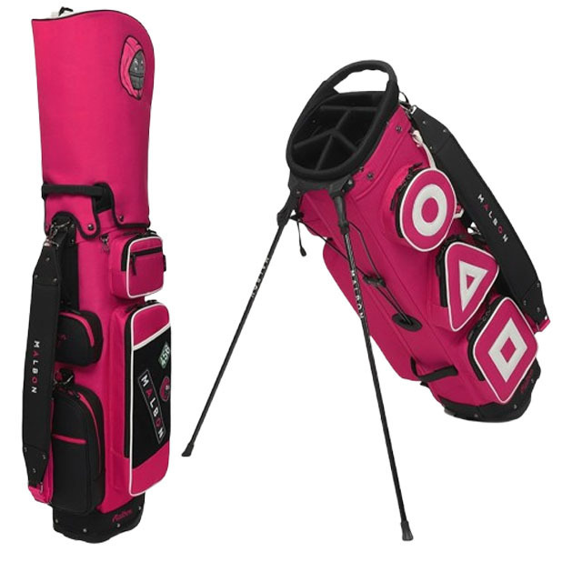 マルボンゴルフ☆イカゲーム キャディーバッグ (Malbon Golf
