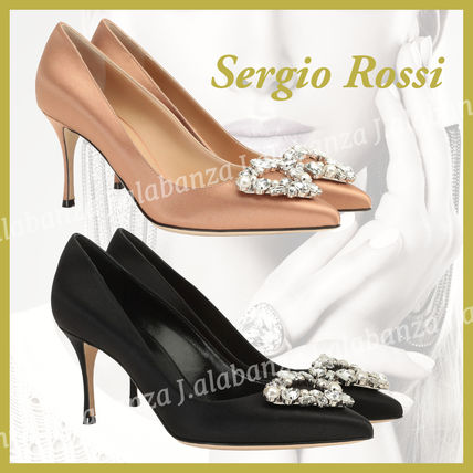 パンプス+ビジュー Sergio Rossi(セルジオロッシ) レディース