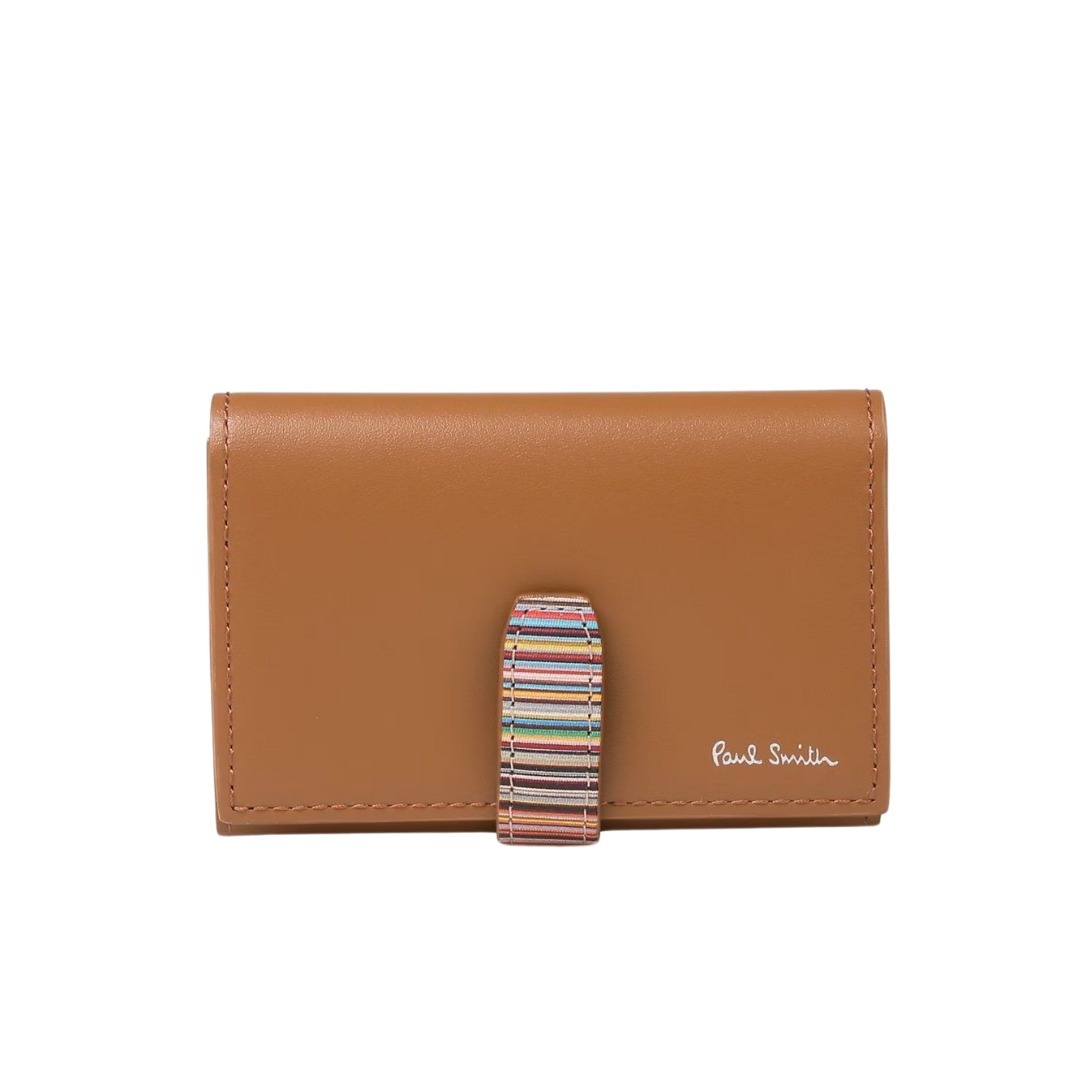 Paul Smith】シグネチャーストライプタブ SS25 名刺入れ (Paul Smith