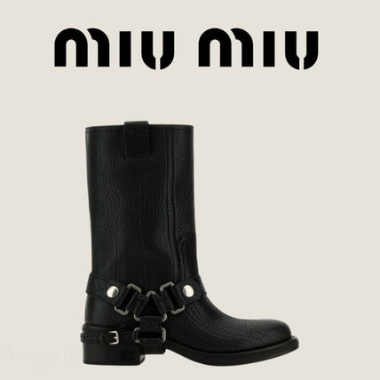 MiuMiu(ミュウミュウ) ショートブーツ・ブーティ(レディース