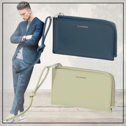 ブルー（青）系 Jil Sander(ジルサンダー) カードケース・名刺入れ