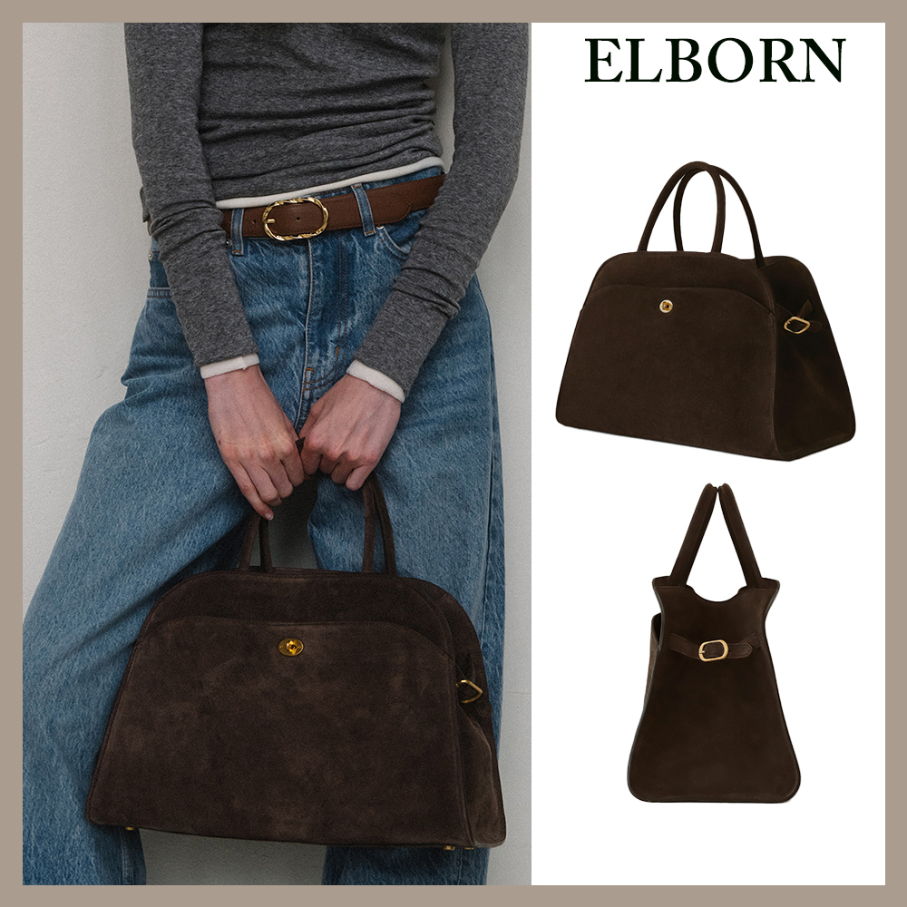 ELBORN】Momet Suede Tote Bag Brown Suede☆送料/関税込 (ELBORN