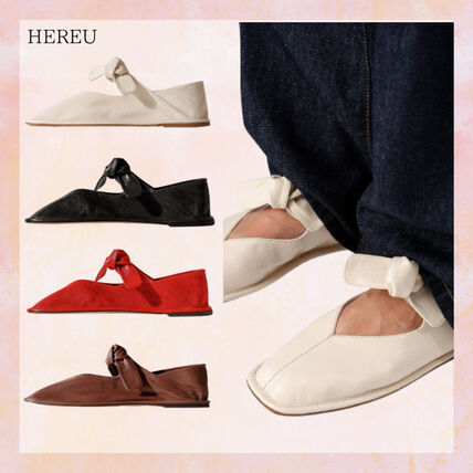 26.5cm HEREU(ヘリュー) フラットシューズ(レディース) - ブランド通販