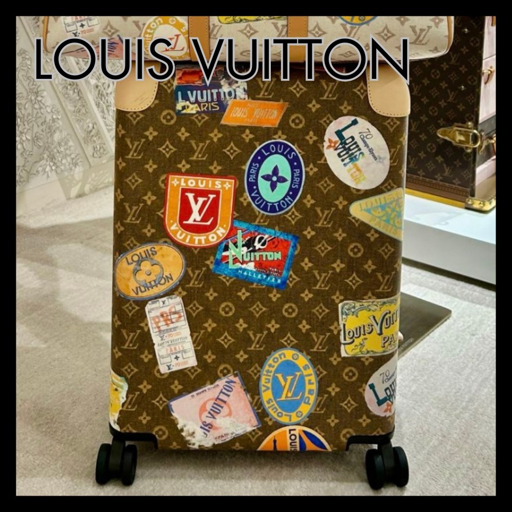 ステッカー風♪】ルイヴィトン スーツケース ホライゾン55 (Louis