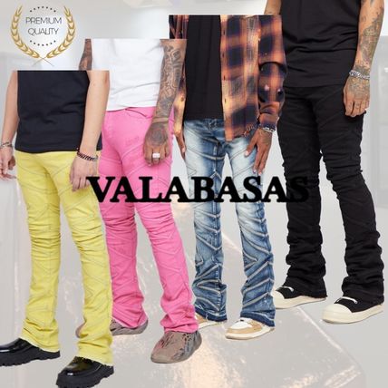ピンク系 VALABASAS(ヴァラバサス) デニム・ジーパン(メンズ