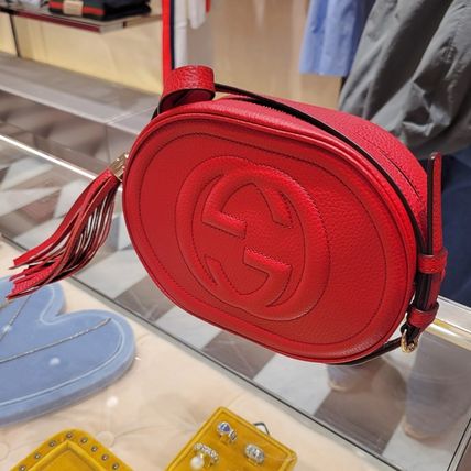 レッド（赤）系 GUCCI Soho(グッチ ソーホー) ショルダーバッグ