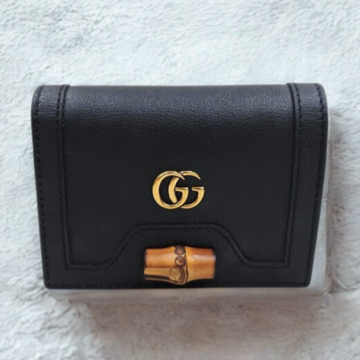 未使用美品【グッチ】バンブー カードケース 名刺入れ (GUCCI/カード