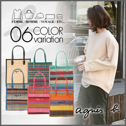 ラフィア Agnes b(アニエスベー) トートバッグ(レディース) - ブランド