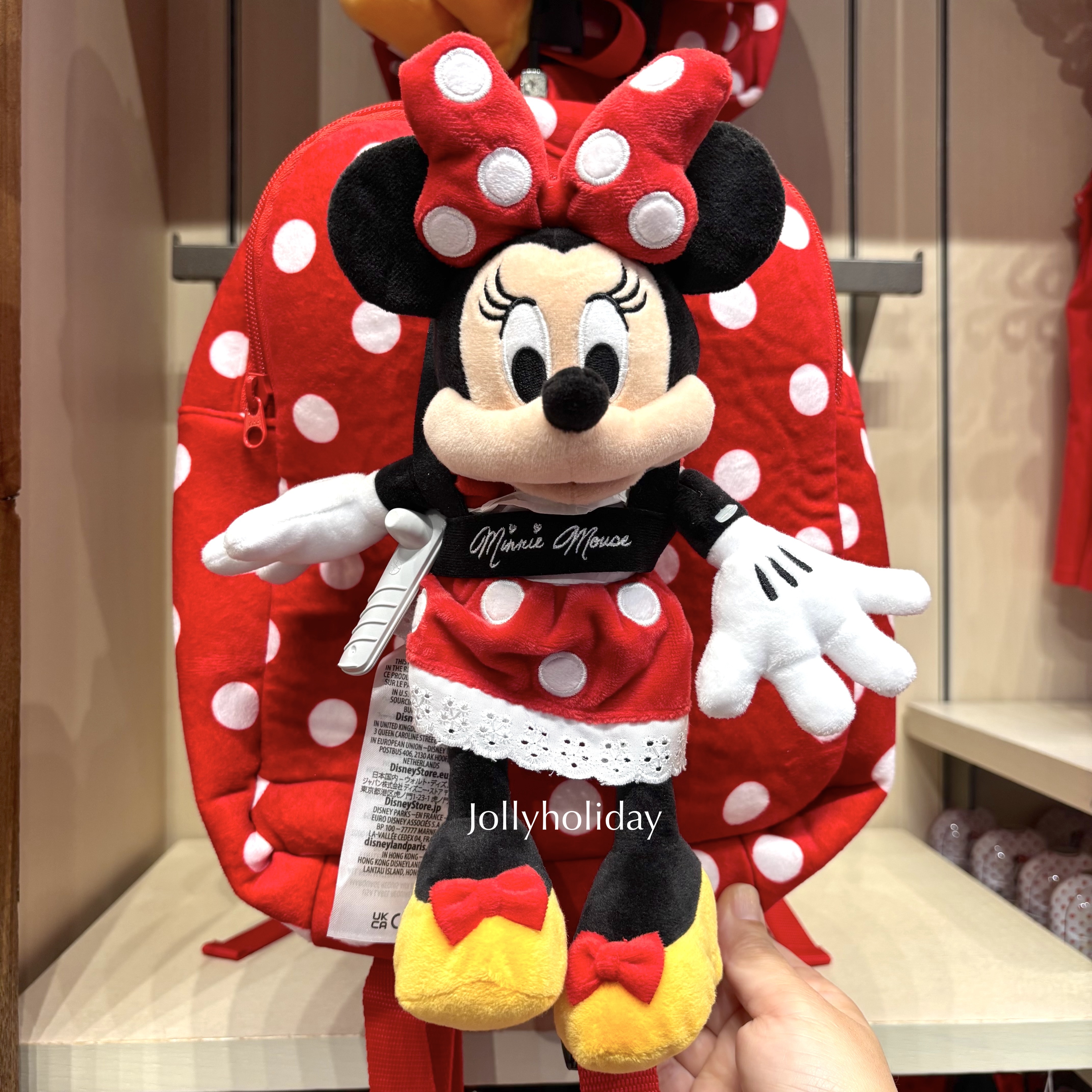 ☆US Disney Parks☆ミニーマウス ぬいぐるみ付きリュック (Disney