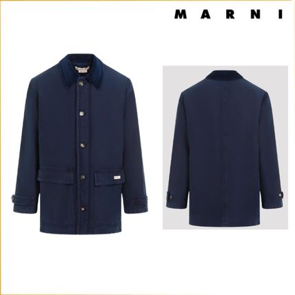 ネイビー（紺）系 MARNI(マルニ) コートその他(メンズ) - ブランド通販