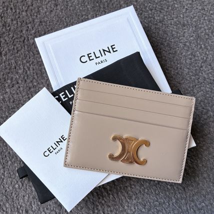 ベージュ系 CELINE Triomphe(セリーヌ トリオンフ) カードケース・名刺