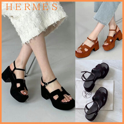 スエード HERMES(エルメス) 靴・シューズ(レディース) - ブランド通販