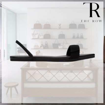 リボン ブラック（黒）系 The Row(ザ・ロウ) サンダル・ミュール