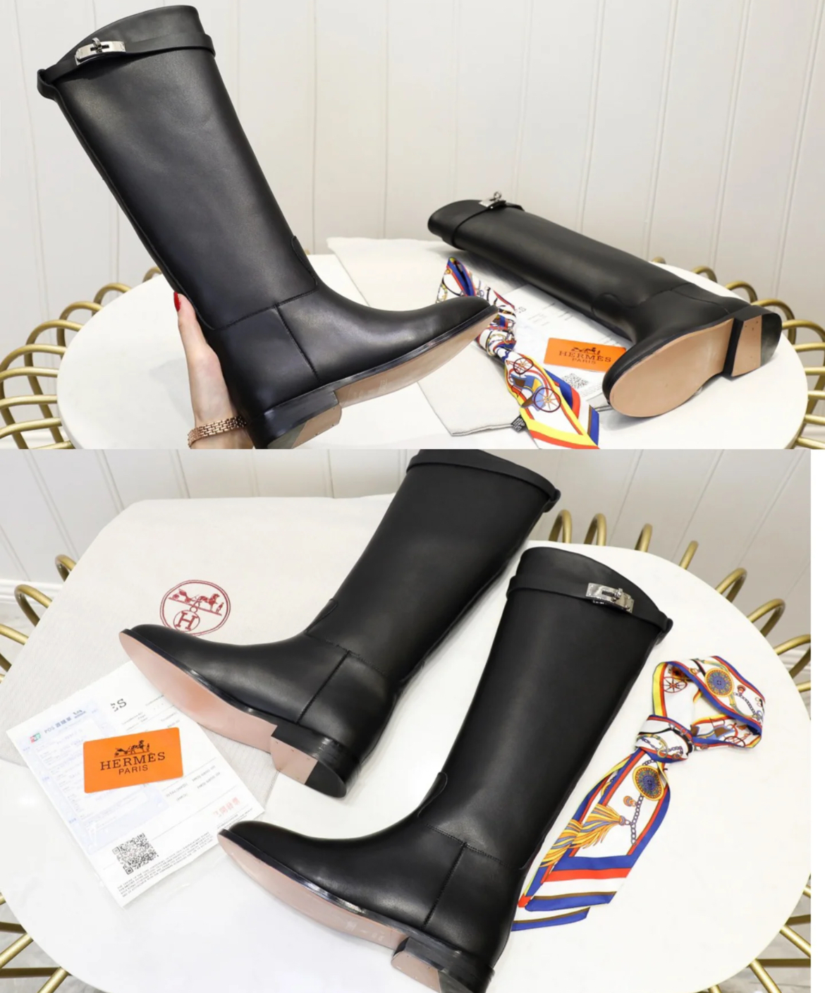 大人気☆HERMES エルメス ブーツ ケリー Jumping (HERMES/ロングブーツ