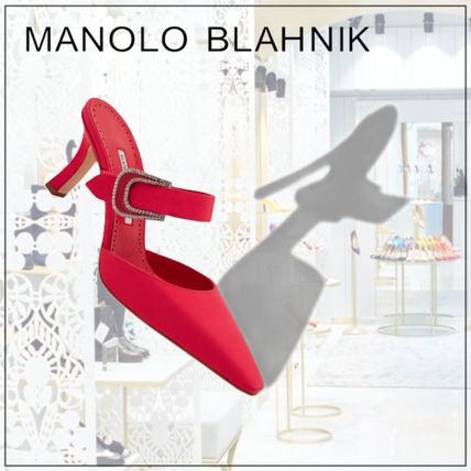 レッド（赤）系 25cm Manolo Blahnik(マノロブラニク) サンダル