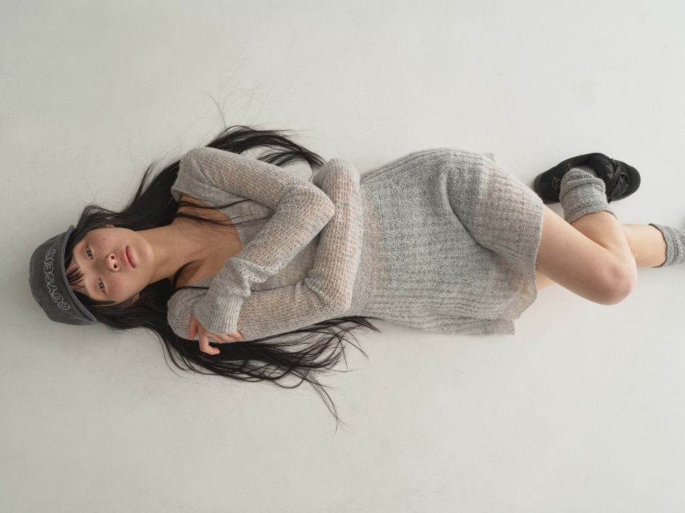 COYSEIO】 SOFT BELL KNIT LIGHT GREY (COYSEIO/ワンピース) 118664719