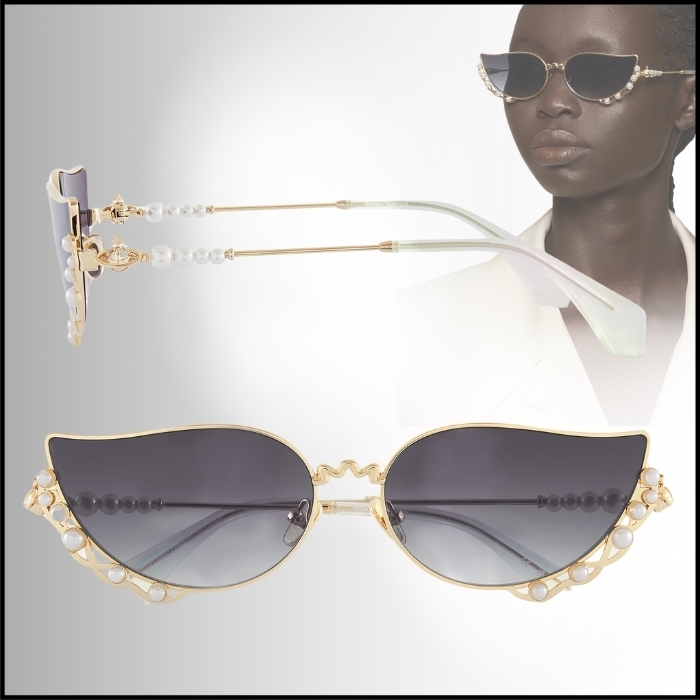 Vivienne Westwood】Piccadilly 立体ORB×パールサングラス (Vivienne