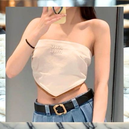 ノースリーブ MiuMiu(ミュウミュウ) トップスその他(レディース