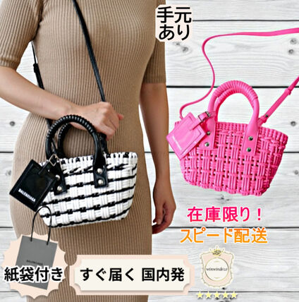 ピンク系 BALENCIAGA(バレンシアガ) かごバッグ(レディース