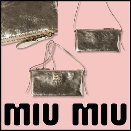 ゴールド（金色）系 MiuMiu(ミュウミュウ) ショルダーバッグ