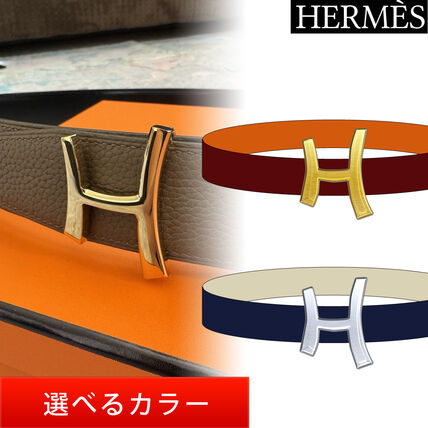 レッド（赤）系 HERMES(エルメス) ベルト(メンズ) - ブランド通販のBUYMA