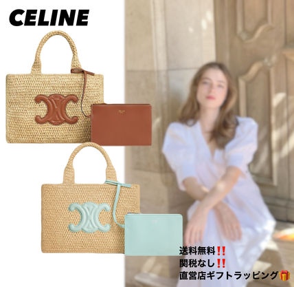 ブルー（青）系 CELINE(セリーヌ) かごバッグ(レディース) - ブランド