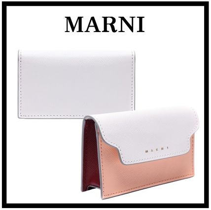 ピンク系 MARNI(マルニ) カードケース・名刺入れ(レディース