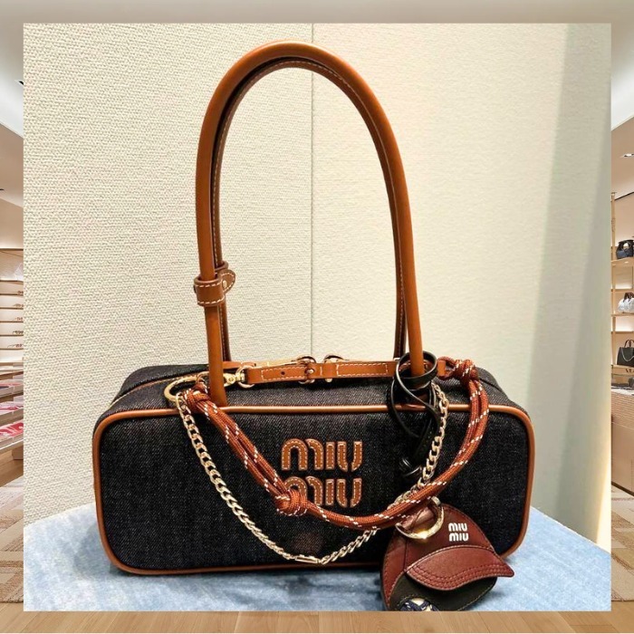 Miumiu デニム バッグ miumiu デニム バッグ MIU MIU(ミュウミュウ