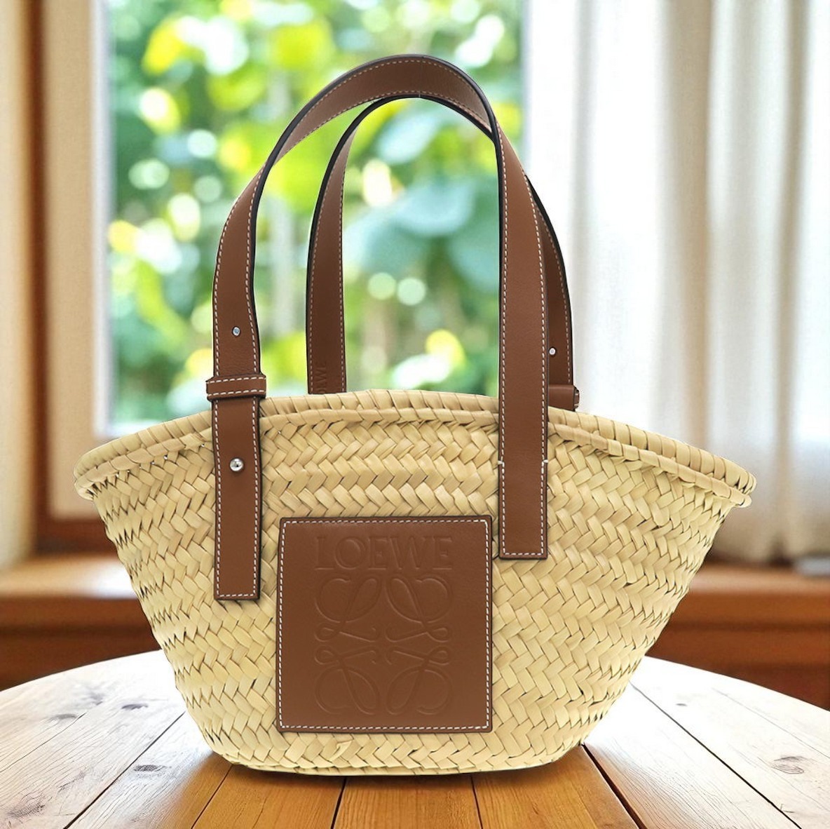 LOEWE美品！ロエベ バスケットバッグ スモール 美品 ロエベ LOEWE