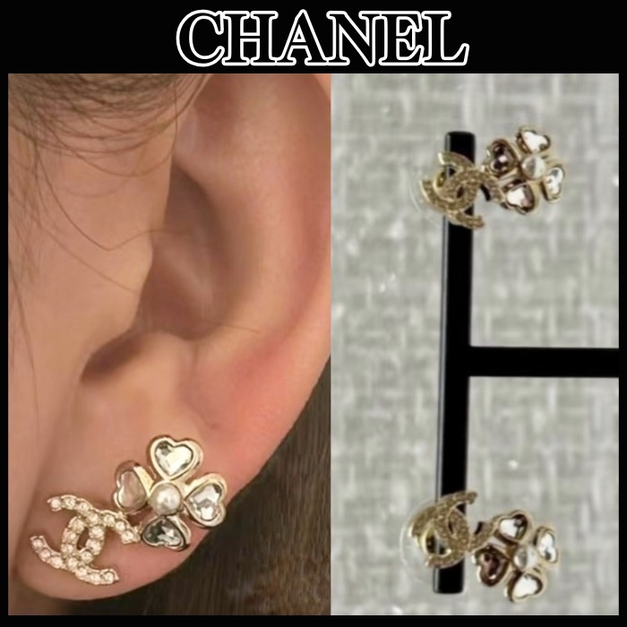 ◇幸運のクローバー♪◇CHANEL ピアス ココマーク 25B (CHANEL/ピアス