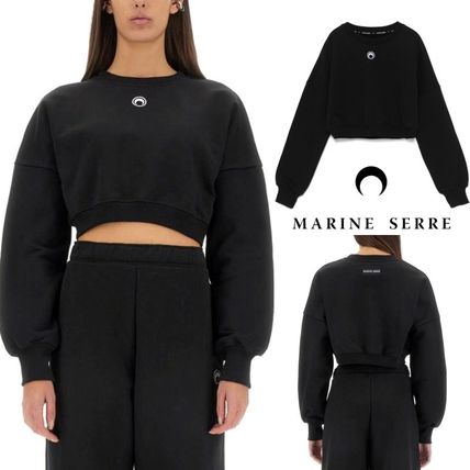 クロップド MARINE SERRE(マリーンセル) スウェット・トレーナー
